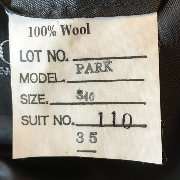 BANCROFT NEW YORK Charcoal Grey Wool Pinstripe Suit  40S - Picture 9 of 15